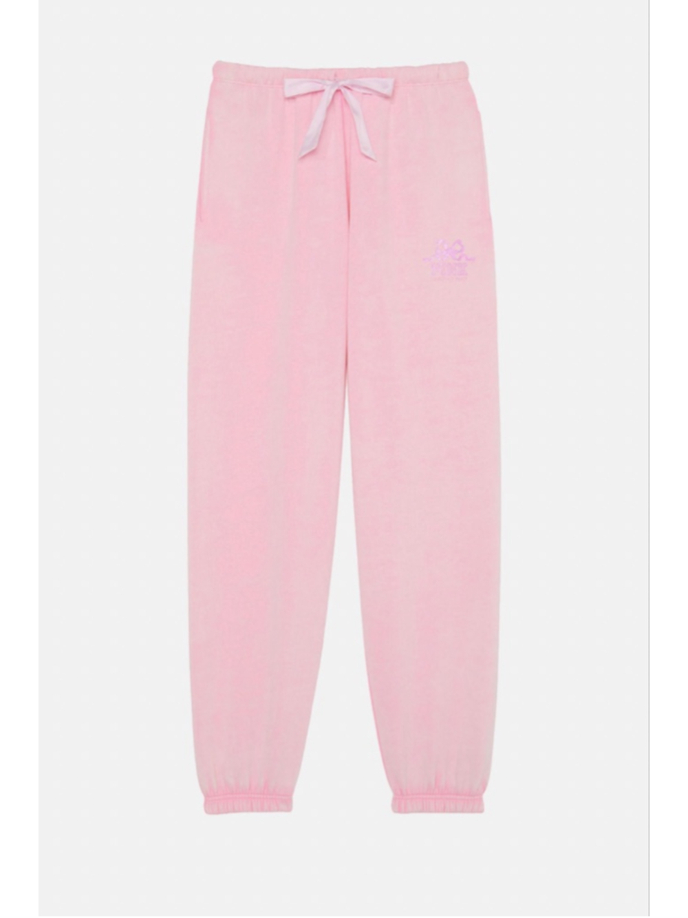 Pink X LoveShackFancy Jogger sweat pants Pink Lollipop Wash Large Long 31 SKU757